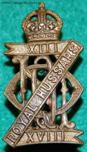 Image result for 13/18th hussars officers insignia ww2